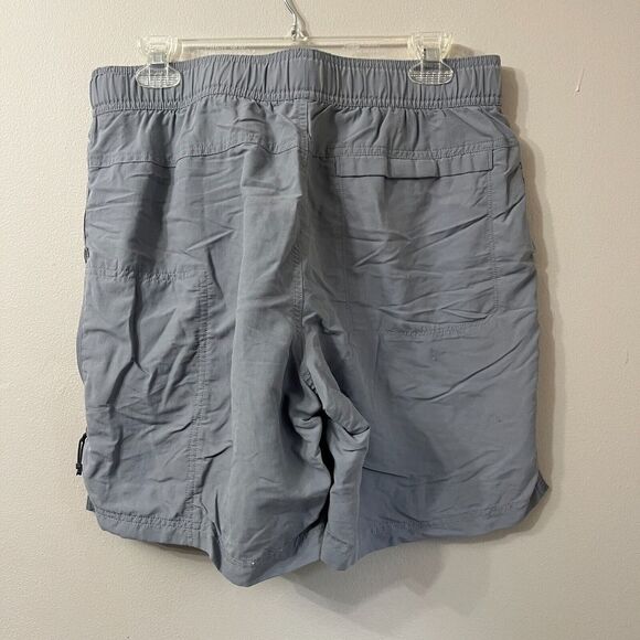 The North Face Mens Gray Chino Shorts Medium Classic 7.5" Belted Hiking Outdoors - Picture 8 of 8